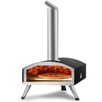 VEVOR 12-inch Wood Pellet Charcoal Pizza Oven Stainless Steel