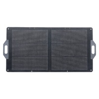100W Foldable Solar Panel, 24% High-Efficiency Portable Monocrystalline Solar Panel Charger with MC4 Output, USB-A, Type-C & DC Ports, IP65 Waterproof