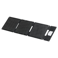 30W Foldable Solar Panel Charger, 16BB N-Type Monocrystalline Solar Panel 24% Efficiency, Ultra-Light Portable with USB-A, USB-A (QC3.0) & Type-C Port
