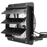 VEVOR 305mm Shutter Exhaust Fan EC-motor 904 CFM Variable Speed Control