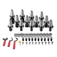VEVOR CAT40 ER16/32 Collet Holder Set 35pcs with Pull Studs & Wrenches