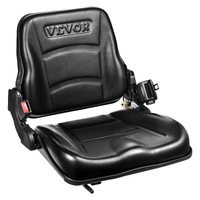 VEVOR Universal Forklift Seat Fold Down 16-34cm with Seatbelt