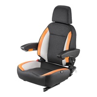 VEVOR Forklift Tractor Seat Adjustable with Headrest Seatbelt