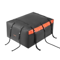 VEVOR 23 Cu Ft Car Roof Cargo Carrier Waterproof 840D PVC Lock