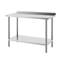 VEVOR 24x48x36 Inch Stainless Steel Work Table with Casters