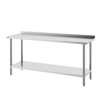 VEVOR Stainless Steel Work Table 24x72x36 Inch Commercial Prep