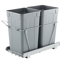 VEVOR Pull-Out Trash Can Double Under Sink Garbage Waste Recycling Bin