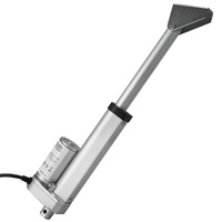 12V Linear Actuator, 101.6mm Stroke 15mm/s High-Speed 1000N Linear Motion Actuator - with IP54 Protection & Mounting Bracket for Lift Desk, Recliner C