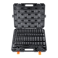 VEVOR Impact Socket Set 1/2" Drive 65 Piece SAE Metric CR-V