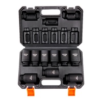 VEVOR Impact Sockets Set 9 Piece 1/2" Drive Metric 6-Point