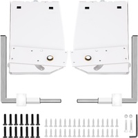 VEVOR Murphy Bed Wall Mount Spring Mechanism King Queen White