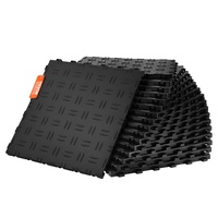 VEVOR 50 Pack Black Interlocking Garage Floor Tiles 12x12