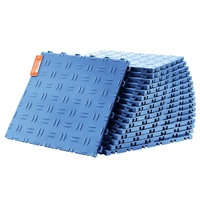 VEVOR Interlocking Garage Tiles 12x12in 25 Pack Blue Flooring