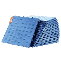 VEVOR Interlocking Garage Tiles 305x305mm 50 Pack Blue Non-Slip