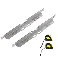 VEVOR Wheel Alignment Tool 2-Pack Stainless Steel Toe Plates Measurement