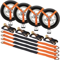 VEVOR Ratchet Tie Down Straps 2500kg 4-Pack
