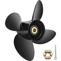 VEVOR Outboard Propeller 14.25x19 Aluminium 4-Blade
