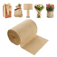 VEVOR Burlap Fabric Roll 355mm x 45.7m Natural Jute