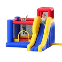 VEVOR Inflatable Bounce House 3.4x2.6x2.3m with Slide & Blower