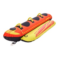 VEVOR Inflatable Towable Tube 1-3 Riders 510lbs Boat Water Sport