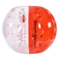 Inflatable Bumper Ball 1-Pack, 5FT/1.5M Body Sumo Zorb Balls for Teen & Adult, 0.8mm Thick PVC Human Hamster Bubble Balls for Outdoor Team Gaming Play