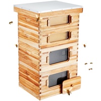 VEVOR 40 Frame Bee Hive Starter Kit Cedar Langstroth Beehive