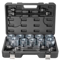 Pull and Press Sleeve Kit, 27 PCS, Steel Bush Removal Insertion Sleeve Tools with Carrying Case, Compatible with LCV and HGV Engines, for Removing and
