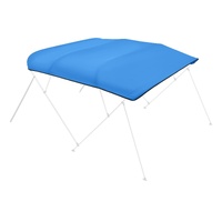 4 Bow Bimini Top Replacement Cover, 2440 mm Long, Durable 600D Marine Grade Waterproof Sun Shade Boat Canopy with Storage Boot, Easy Install Zipper Sl