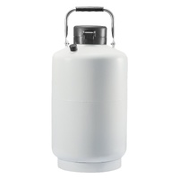 VEVOR 10L Liquid Nitrogen Tank, Aluminium Alloy LN2 Dewar with Canisters