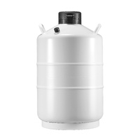 VEVOR 20L Liquid Nitrogen Tank, Aluminium Alloy LN2 Dewar with Canisters