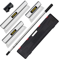 VEVOR Skimming Blade Set 10" 16" 24" Extension Handle Stainless Steel