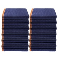 VEVOR Moving Blankets 2032x1829mm 12 Pack Professional Non-Woven Cotton