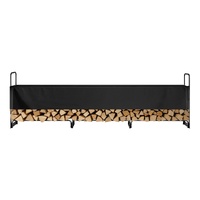 VEVOR Firewood Rack with Cover 383x36x117cm 660lb Capacity Full Cord