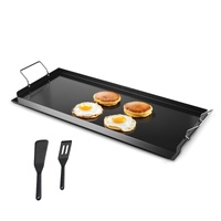 VEVOR 32x14" Carbon Steel Griddle Flat Top BBQ Teppanyaki with Handle