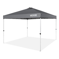 VEVOR Pop Up Canopy Tent 10x10ft Dark Gray Waterproof Gazebo