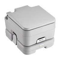 VEVOR Portable Camping Toilet 3.2 Gal RV Commode Leak-Proof
