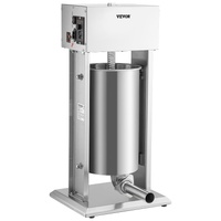 VEVOR 15L Electric Sausage Stuffer Variable Speed Stainless Steel