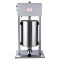 VEVOR 12L Vertical Sausage Stuffer 200W 304 Stainless Steel Foot Pedal