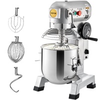 VEVOR 850W Commercial Stand Mixer 15Qt Stainless Steel 3 Speed