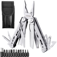 VEVOR 16-in-1 Multitool Pliers Survival Camping Hunting Kit