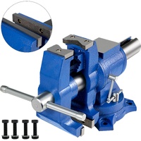 VEVOR 5" Bench Vice 30kN Heavy Duty 360° Swivel Base
