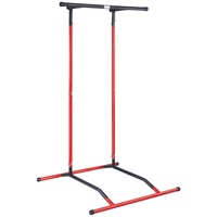 VEVOR Power Tower Dip Station 2-Level Height Adjustable Pull Up Bar 220LBS