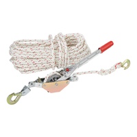 VEVOR Rope Puller 3/4 Ton 30.48m Cable Ratchet Winch Tool
