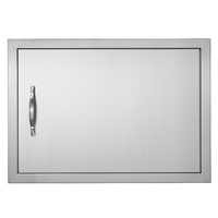 VEVOR BBQ Access Door 610x432mm Stainless Steel Flush Mount