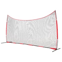VEVOR Barricade Backstop Net 20x10ft Ball Sports Training Barrier