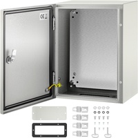 VEVOR Steel Electrical Box 40x30x20cm IP65 Weatherproof