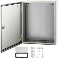 VEVOR NEMA 4X Steel Enclosure 50x40x15cm IP66 Waterproof