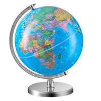 VEVOR Rotating World Globe with Stand 203.2mm Educational ABS