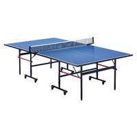 Ping Pong Table Foldable Table Tennis Game Table Indoor with Clamp Net