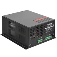 CO2 Laser Power Supply, 80W, Power Supply for 80W Laser Tube, Constant Current Protection, Open Circuit Protection, Fast Heat Dissipation, Compatible 
